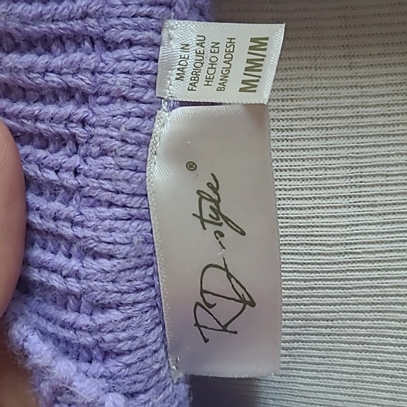 Lilac sweater /size M / confortable - Picture 7 of 8